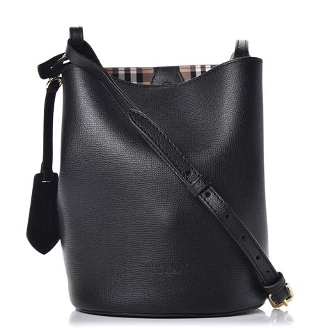 burberry bucket bag black